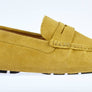 MUSTARD SUEDE DRIVING SHOES