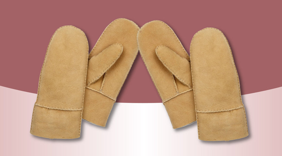 Experience Winter Luxury: Sheepskin Mittens Crafted for Charm & Lasting Comfort