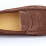 CHOCOLATE SUEDE DRIVING SHOES
