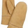 Womens Sheepskin Mittens Tan